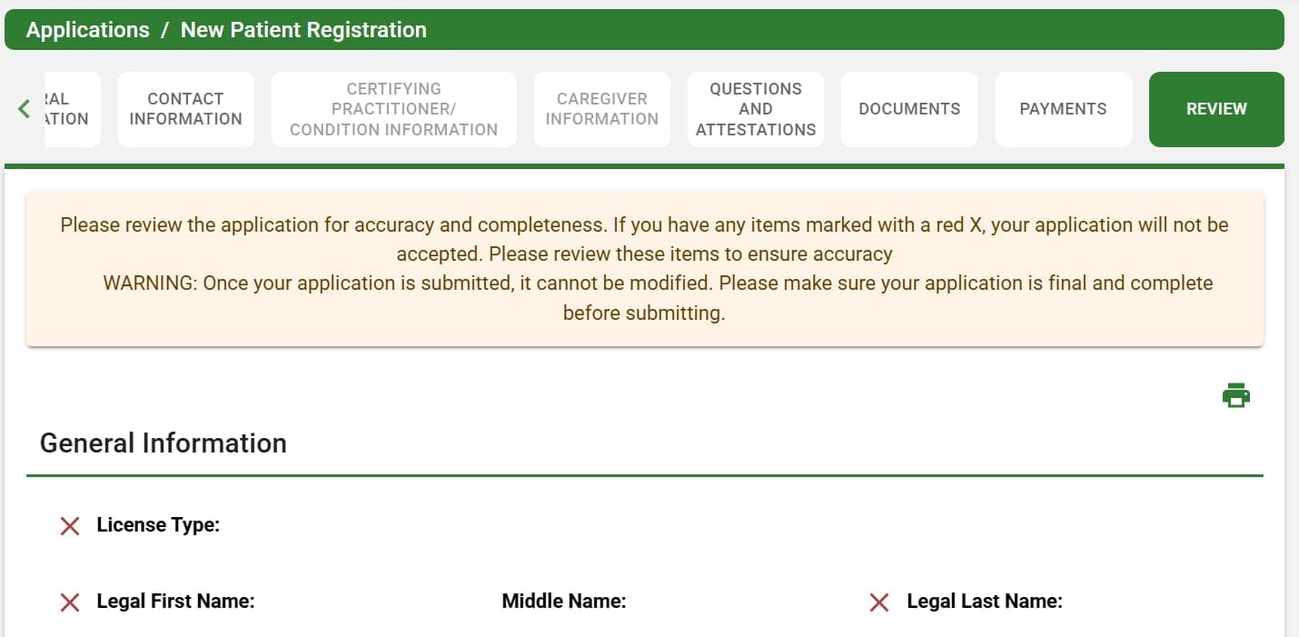 Review page