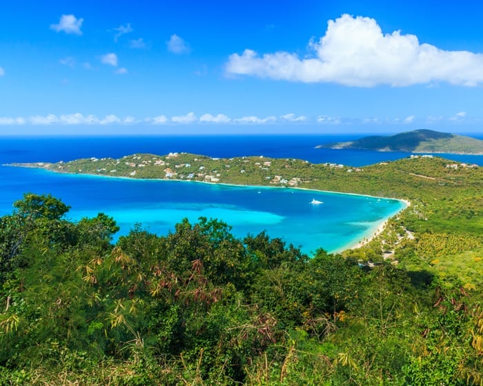 Magens Bay beach, St. Thomas, U.S. Virgin Islands
